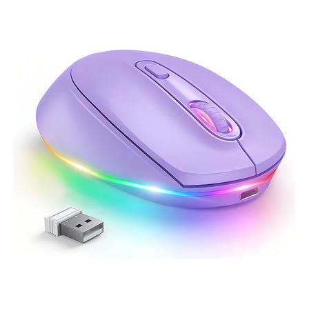 Mouse Sem Fio Bluetooth Seenda Iwg Fgm02 Recarregável Purple Mouse Sem Fio Bluetooth Seenda Iwg Fgm02 Recarregável Purple