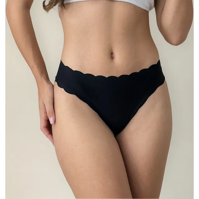 5 Calcinha Lingerie Respiravel Tanga Sem Costura Corte Laser