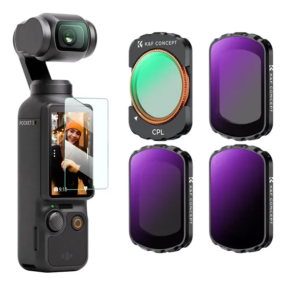 K&f Concept Kit Nd Filtros Magnéticos Para Dji Osmo Pocket 3