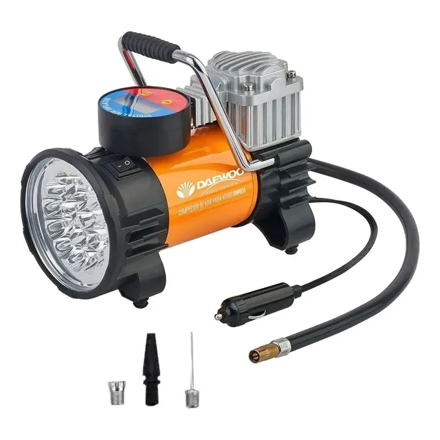 Compresor De Aire Mini Batería Portátil Daewoo Dw65l 12v