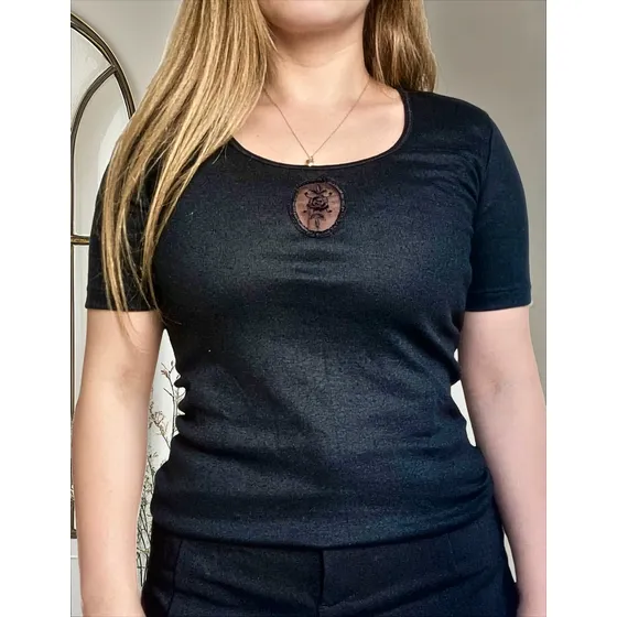 Camiseta Algodón Manga Corta Arlen Lenceria Marlem