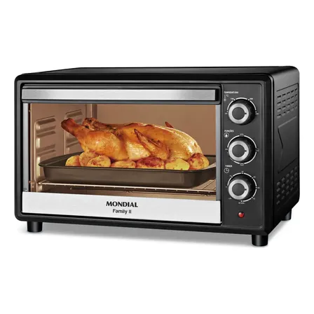 Forno Elétrico 42l Family Ii Mondial 1600w Fr-42 127v Preto