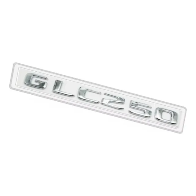 1 Emblema Glc250 Glc 250 Mercedes Bens Original Abs Cromado