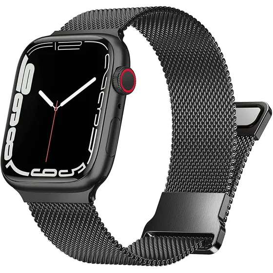 Correa Para Apple Watch Banda De Malla Acero Inoxidable A51