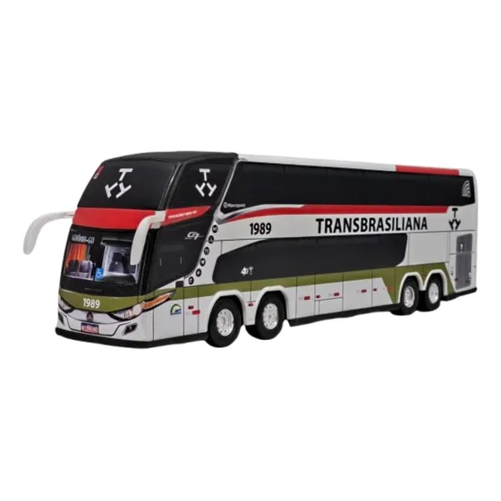 Miniatura Ônibus Empresa Transbrasiliana Modelo G7 Dd  1/43.