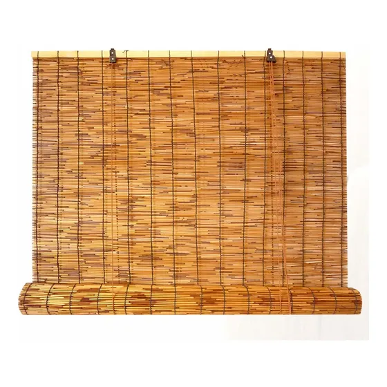 Estor Enrollable Para Ventana Bambu Transpirable Privacidad
