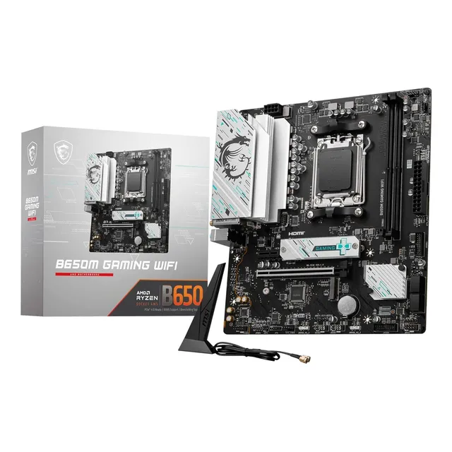 Tarjeta Madre Msi B650m Gaming Wifi Am5 Ddr5 M.2 Micro Atx