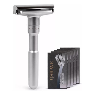 Barbeador Qshave Ajustável Q'shave Safety Razor Tipo Merkur Futur Barbeador Qshave Ajustável Q'shave Safety Razor Tipo Merkur Futur