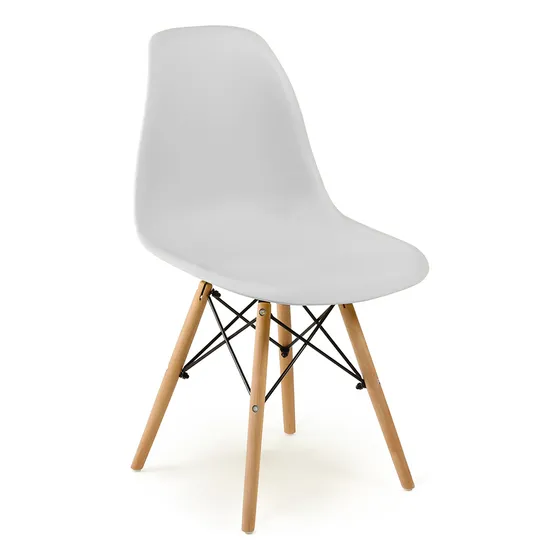 Cadeira Charles Eames Eiffel Dkr Wood Design | Cor Cinza Magazine Decor