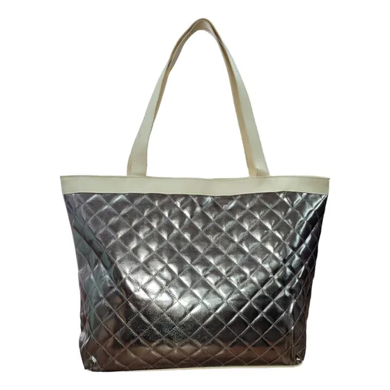 Bolsa Jafra Tote Plateada