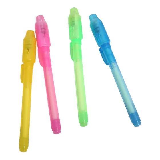 Pack De 12 Marcadores Magicos Uv Tinta Invisible Divertido