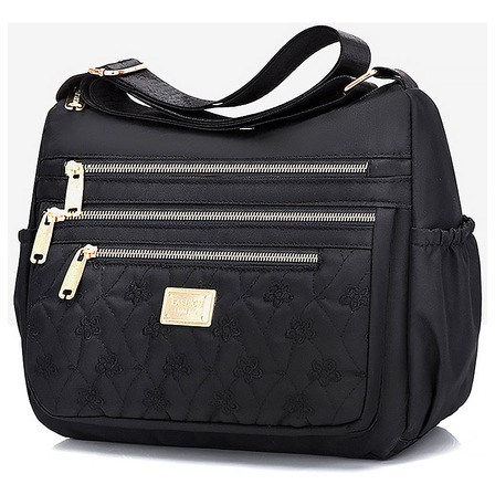 Bolsa Feminina Tiracolo Transversal Crossbody Alça Ombro Cor Preto-3 Bolsa Feminina Tiracolo Transversal Crossbody Alça Ombro Cor Preto-3