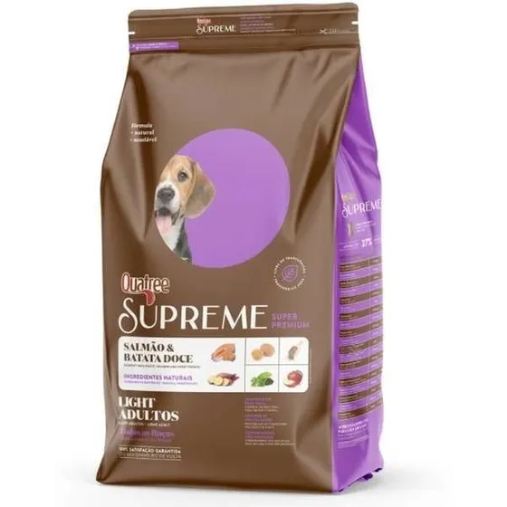 Ração Quatree Supreme Light Cachorro Raças Pequenas  3kg