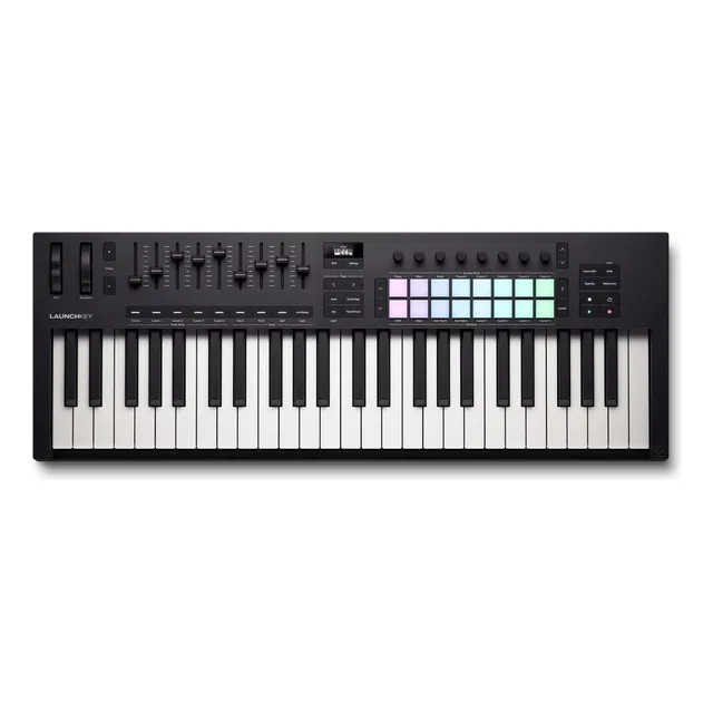 Teclado controlador Novation Launchkey 49 Mk4 de 49 teclas