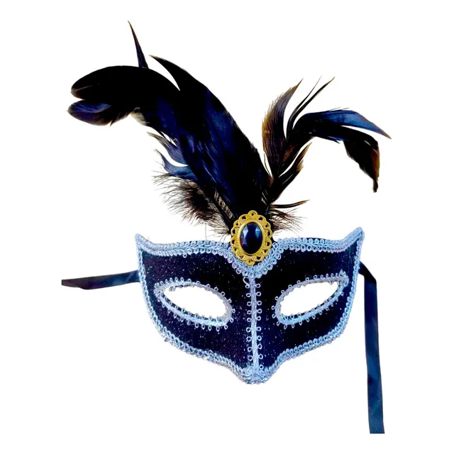 Mascara Antifaz Veneciano Romano Plumas Sexy Fiesta