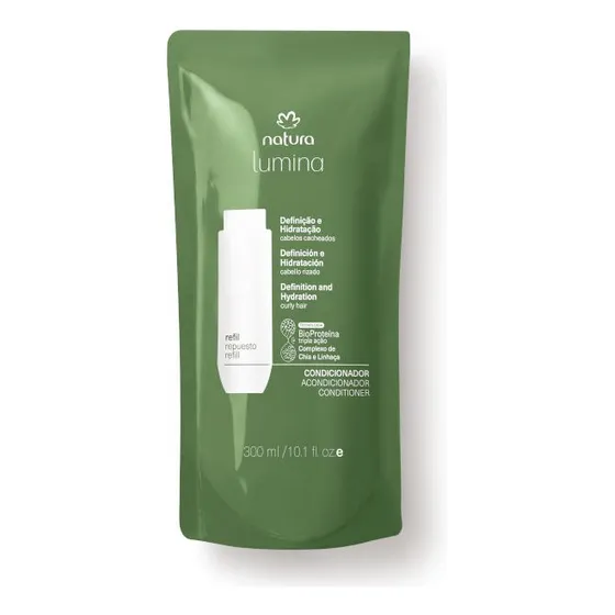 Repuesto Acondicionador Natura Lumina Modelador Hidratante Para Cabello Rizado 300ml