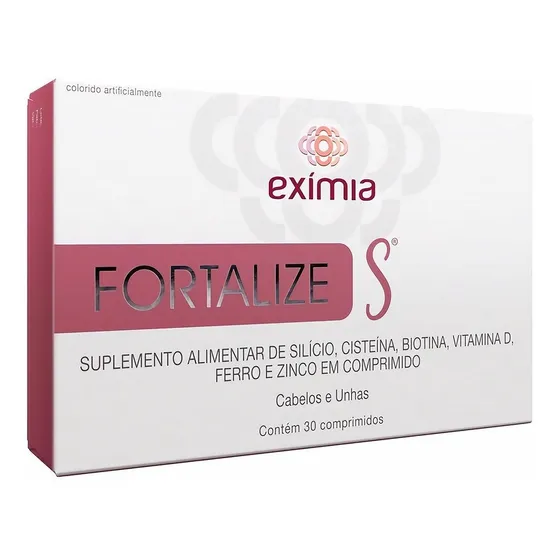 Suplemento Alimentar Exímia Fortalize S Cabelos E Unhas 30 C