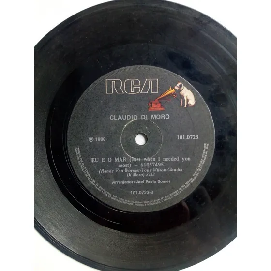 Disco Compacto Vinil - Não É Lp - Claudio Di Moro - 1980