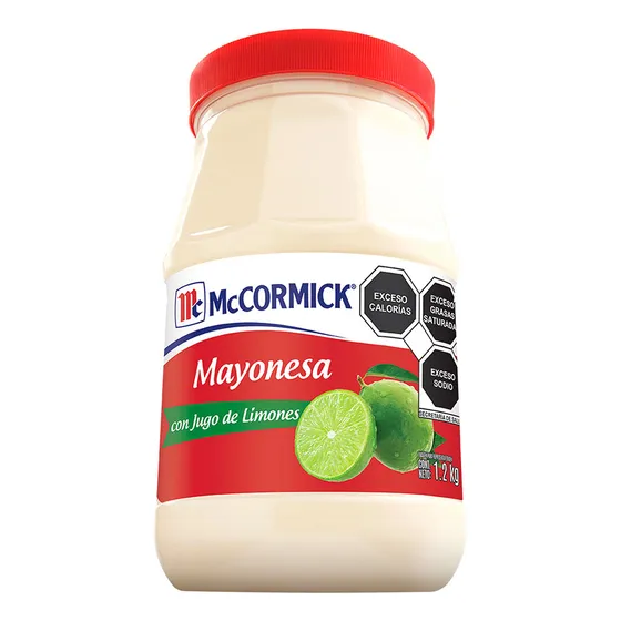 Mayonesa Con Jugo De Limones Frasco 1.2 Kg Mccormick