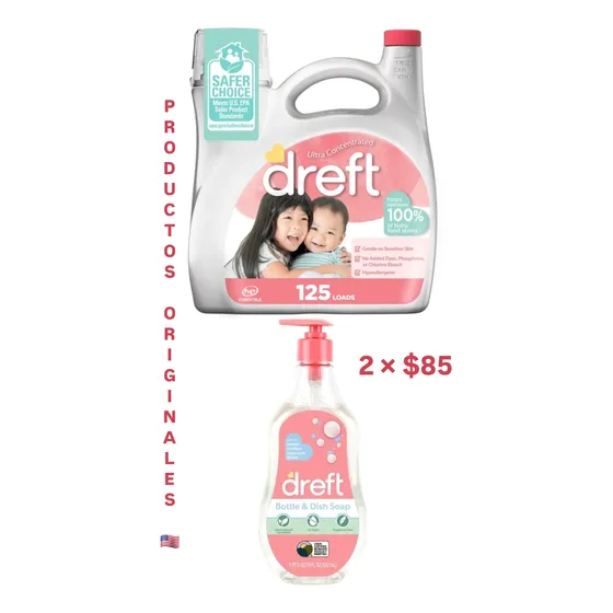 Dreft Ultra Concentrado Y Teteros. Súper Precio (originales)