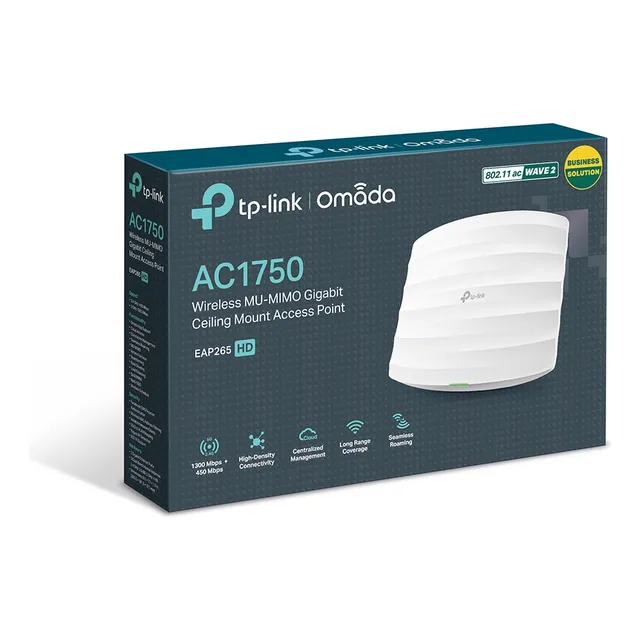 Punto De Acceso Montaje En Techo N Wifi Ac 1750 Eap265 Hd