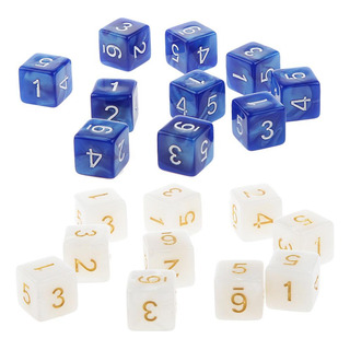 D6 Dados Numeral Table Game Prop Accesorios Para De Y Azul D6 Dados Numeral Table Game Prop Accesorios Para De Y Azul