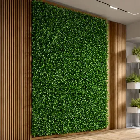 Kit 10 Placas De Grama Buchinho Jardim Vertical 60x40 Artificial Parede Verde Muro