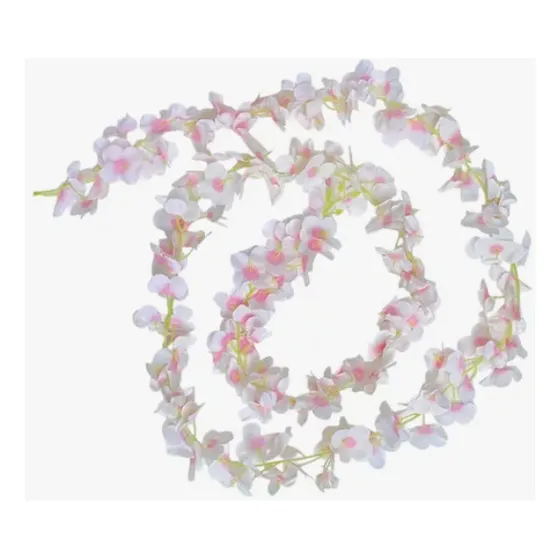 X5 Unidades Tira Larga Flores Flor Artificial 2metros Cod191 Rosa