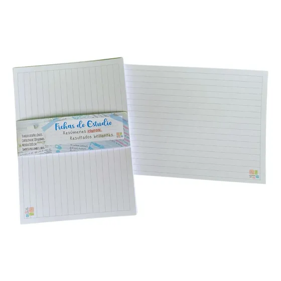 Flashcard - Fichas De Estudio - Bibliográficas De Líneas