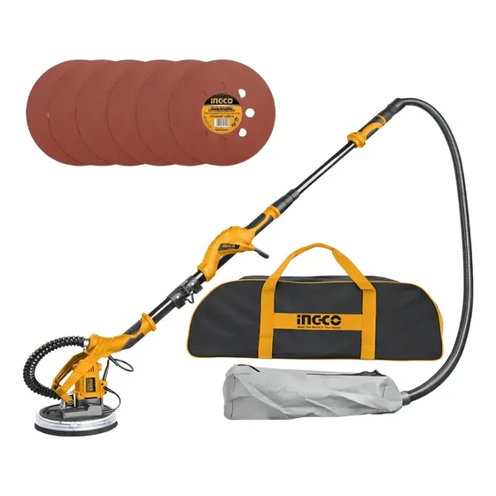Ingco Lijadora De Pared Techo DWS10501 Amarillo\u002FNegro | Cuotas sin interés