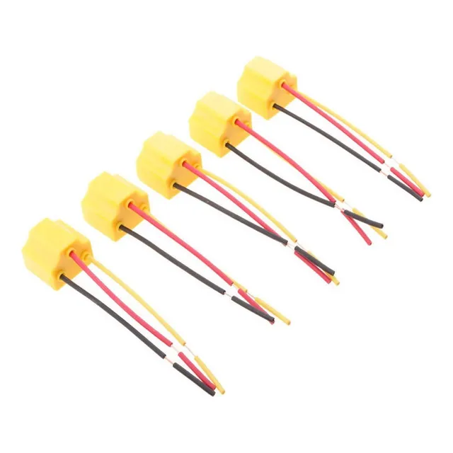 Dm-qpdm-qpa 5 Piezas 9003 H4 Faro Automotriz 3 Cables Arnés 
