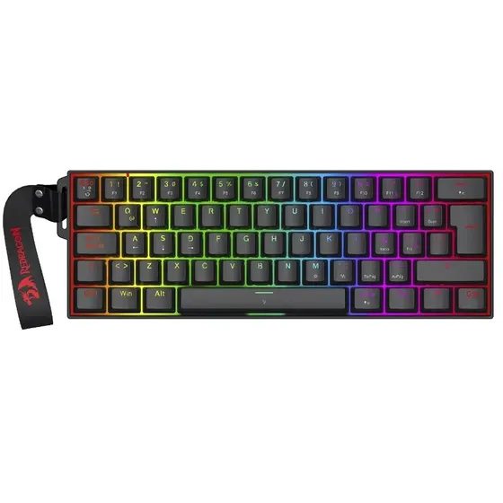 Teclado Gamer Redragon K617 Fizz Rgb Mp Magnetic Negro