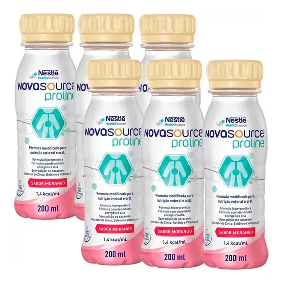 Kit 6x Novasource Proline - 200ml Cada - Nestle 