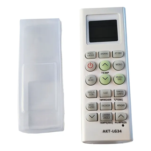 Control Remoto Genérico Para Aire Acond. LG Inverter + Funda