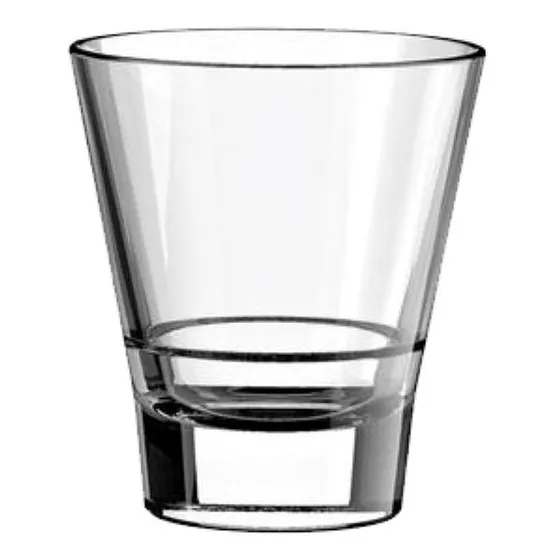 Vaso Vidrio Bajo Apilable Novara 350cc