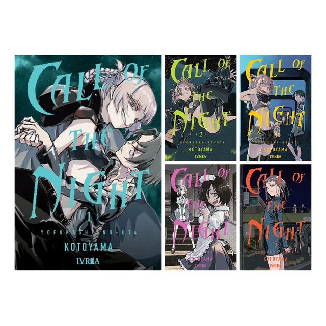 Combo Manga Call Of The Night Tomos 1 Al 5 + Señalador - Dgl