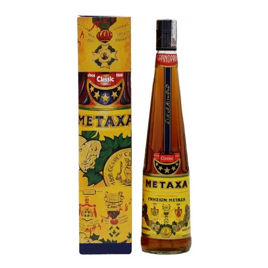 E-conhaque Grego Metaxa Classic 5 Estrelas -750ml