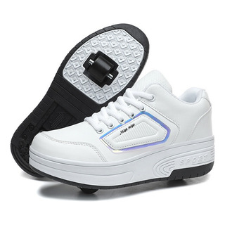Patines Infantiles De 2 Ruedas Con Ruedas Extraíbles Tenis Patines Infantiles De 2 Ruedas Con Ruedas Extraíbles Tenis