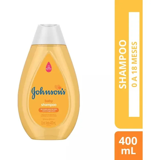 Shampoo Johnson's Original Gold Para Bebés De 400 mL