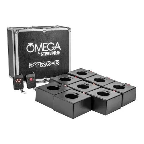 Set De 8 Detonadores Inalambricos Omega Steelpro - Pyro-8