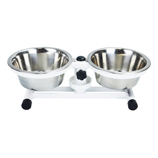 Comedor Pote De Ração Água Tigela Duplo Cachorro Pequeno Comedor Pote De Ração Água Tigela Duplo Cachorro Pequeno