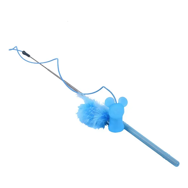 Varilla Extensible Con Led Para Gato Mascat Color Azul
