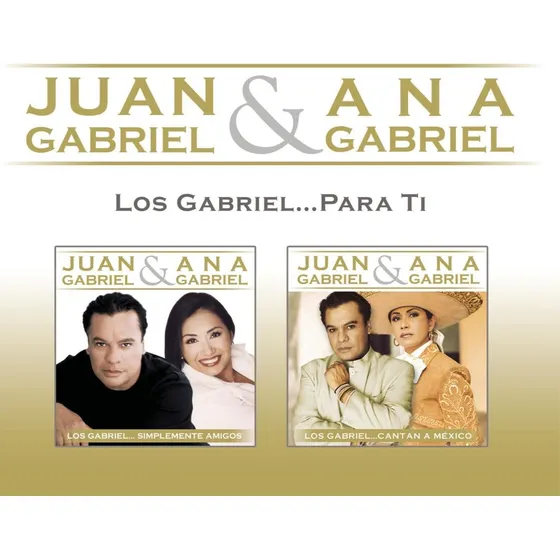 Juan Gabriel & Ana Gabriel Los Gabriel Para Ti 2 Cd 