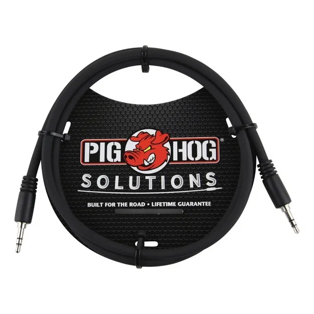 Cable Auxiliar Plug 3.5mm A 3.5mm 91cm Pig Hog Px-t3503