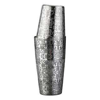 Untior Stainless Steel Boston Shaker Tin Con Patron Grabado Untior Stainless Steel Boston Shaker Tin Con Patron Grabado