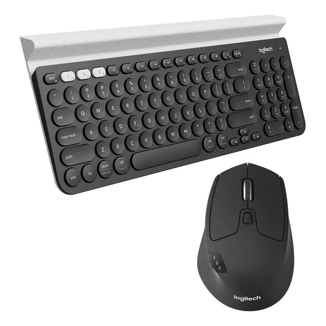 Kit Logitech Bluetooth Teclado K780 + Mouse M720 Negro