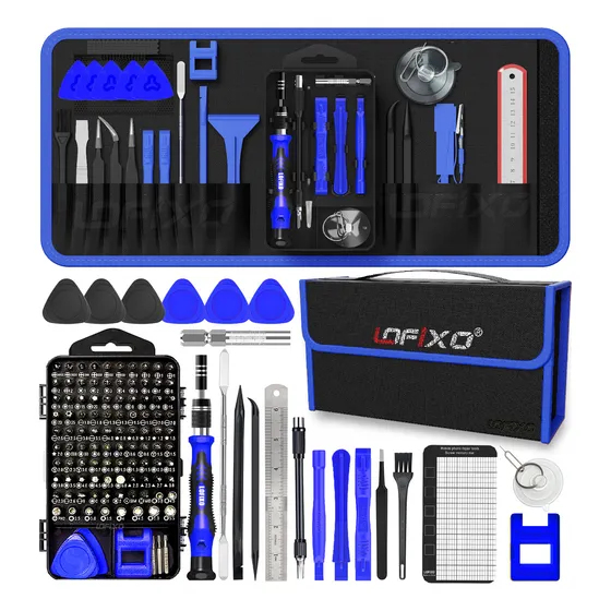 LOFIXO Kit Desarmadores Compatible con Torx T6 T8 T9 T10 con Agujero Para Nintendo Ps4 Control Celular Laptop Juego de Destornilladores Estrella Triwing Cruz Kit Destornillador para iphone/Macbook 152