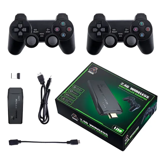 Adaptador Hdmi Video Game Stick + 20 Mil Jogos Lite 4k Retro