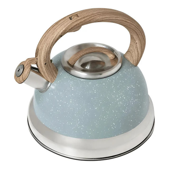 Chaleira Roma Inox Verde 2,7l Com Apito De Indução Brinox Chaleira Roma Inox Verde 2,7l Com Apito De Indução Brinox