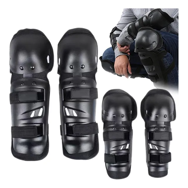 Rodilleras Coderas Motociclista Y Bicicletas Protección 4 Pz